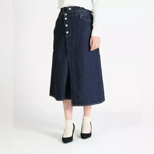 Like new Momotaro Jeans 12oz GTB Selvedge Denim Wrap Skirt.